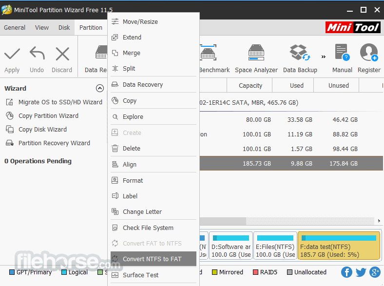 use mini tools partition wizard